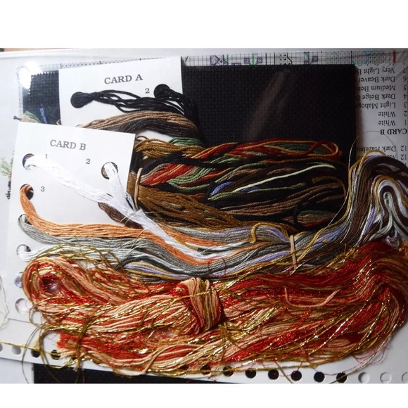 NEW Janlynn 2004 Platinum Collection "Cranes" Counted Cross Stitch Kit #023-0157 - Picture 2 of 2